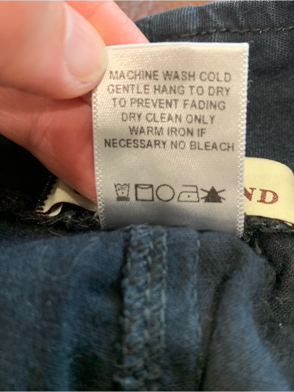 Prairie Underground Black Skinny Pants High Rise Zipper Size Small Made in USA - Picture 8 of 11